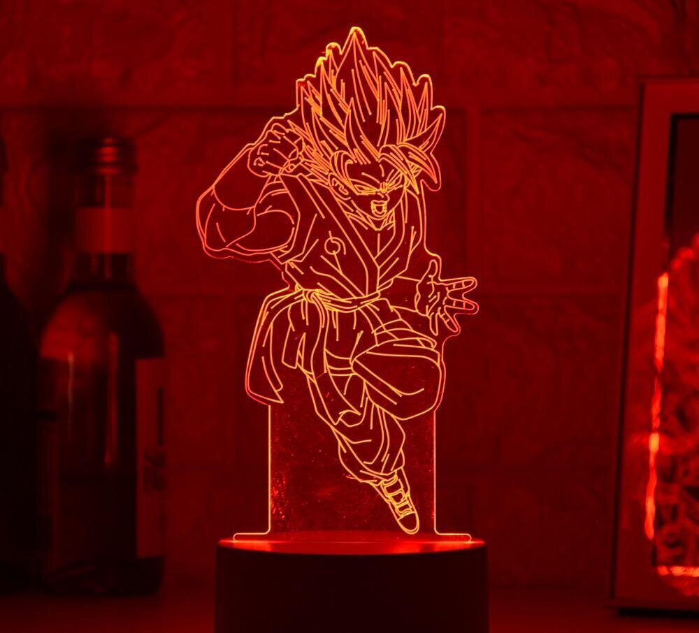 Lamp 3D Led Dragon Ball Z hind ja info | Sisustuselemendid | kaup24.ee