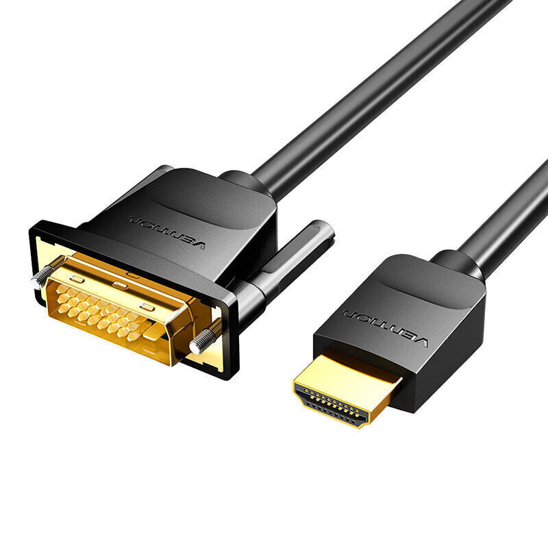 Vention ABFBF, HDMI - DVI, 1 m hind ja info | Kaablid ja juhtmed | kaup24.ee