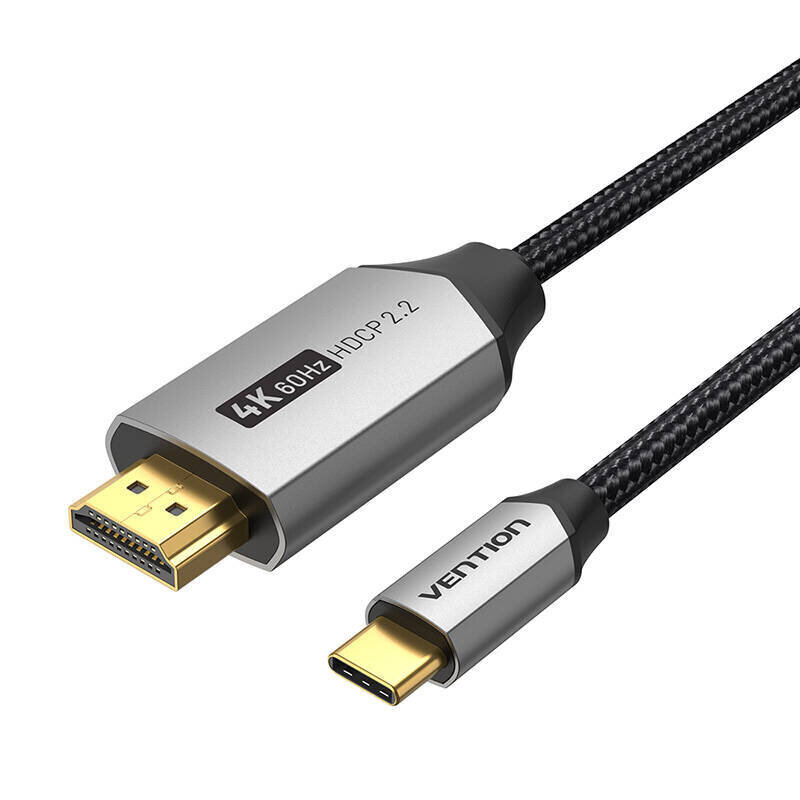 Vention CRBBF, USB-C - HDMI, 1 m hind ja info | Kaablid ja juhtmed | kaup24.ee