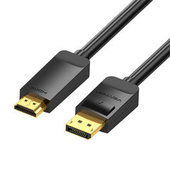 Vention HAGBH, DisplayPort - HDMI, 2 м цена и информация | Кабели и провода | kaup24.ee