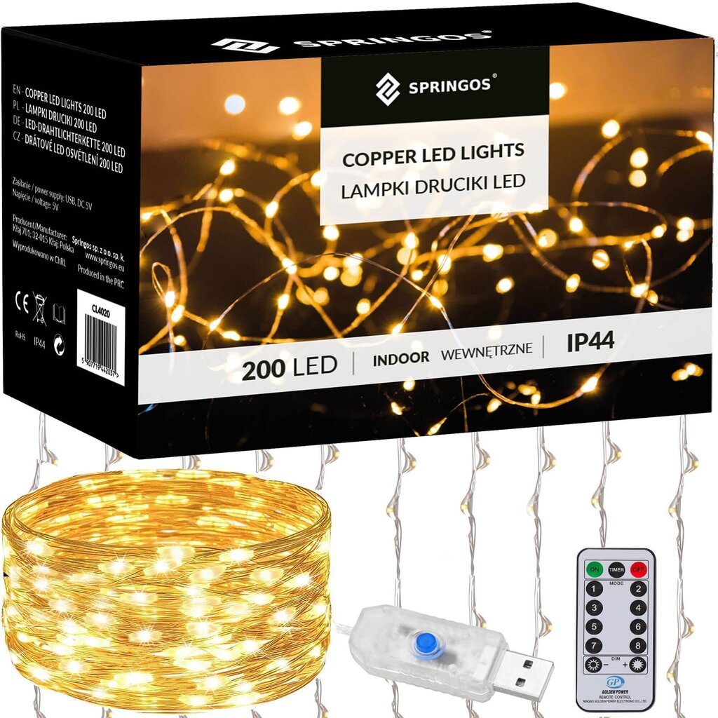 LED-tuled CL4020 200 LED-i hind ja info | Jõulutuled | kaup24.ee