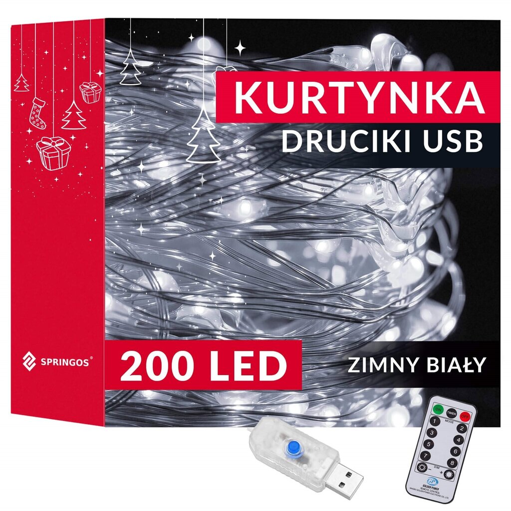 LED-tuled CL4021, 200 LED-i цена и информация | Jõulutuled | kaup24.ee