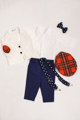 Комплект одежды Ромео, слоновая кость цена и информация | Комплекты одежды для новорожденных | kaup24.ee