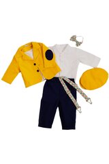 Комплект одежды Ромео, жёлтый цена и информация | Комплекты одежды для новорожденных | kaup24.ee