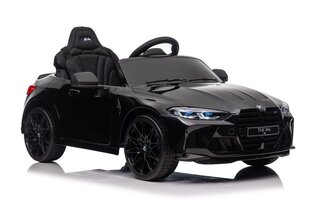 Ühekohaline elektriauto lastele BMW M4, must hind ja info | Laste elektriautod | kaup24.ee