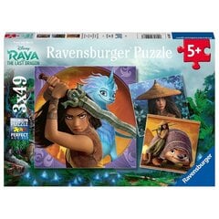 Pusle Ravensburger (Raya ja viimane draakon), 3x49 tk hind ja info | Pusled | kaup24.ee