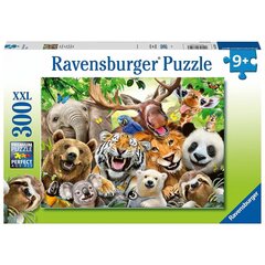 Пазл Ravensburger 300 шт., селфи с экзотическими животными цена и информация | Пазлы | kaup24.ee