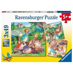 Пазл Ravensburger 3х49 шт., маленькая принцесса цена и информация | Пазлы | kaup24.ee