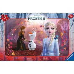 Пазл Ravensburger небольшой плитки, 15 деталей, Frozen 2 цена и информация | Пазлы | kaup24.ee