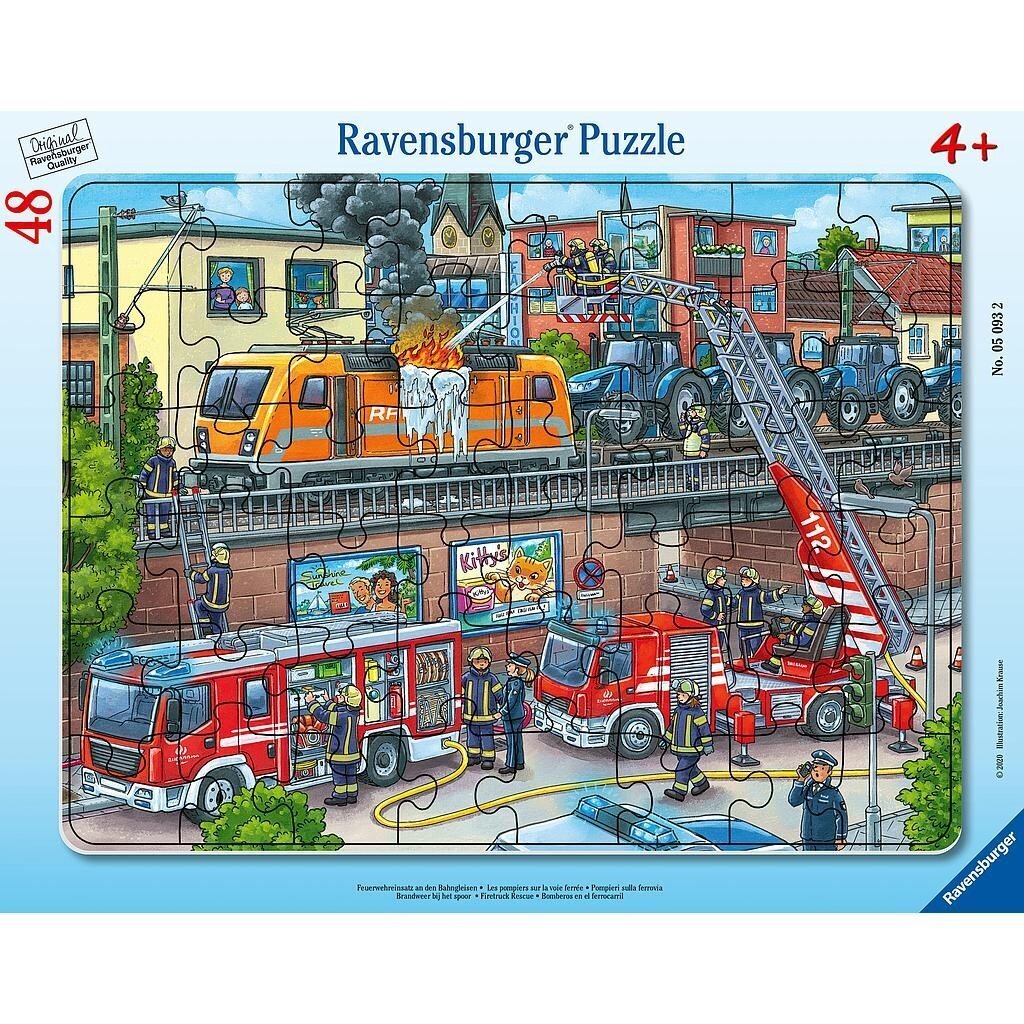 Pusle Ravensburger Tuletõrje, 48 tk цена и информация | Pusled | kaup24.ee