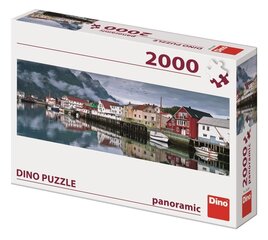 Panoraampusle Dino Kaluriküla, 2000 tk цена и информация | Пазлы | kaup24.ee