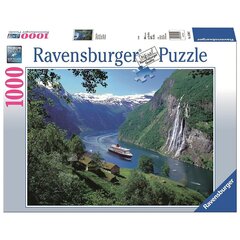 Пазл Ravensburger, 1000 деталей, норвежский фьорд цена и информация | Пазлы | kaup24.ee