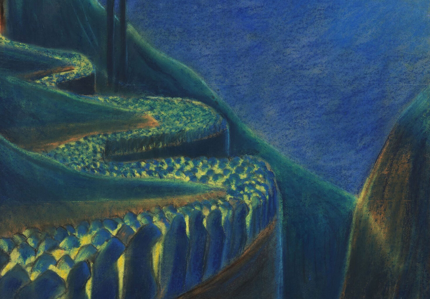 Reproduktsioon Matusesümfoonia VI, 1903, Mikalojus Konstantinas Čiurlionis, 40x35 cm цена и информация | Seinapildid | kaup24.ee