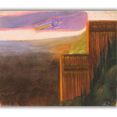 Reproduktsioon Üleujutus III, 1904, Mikalojus Konstantinas Čiurlionis, 60x50 cm цена и информация | Картины, живопись | kaup24.ee