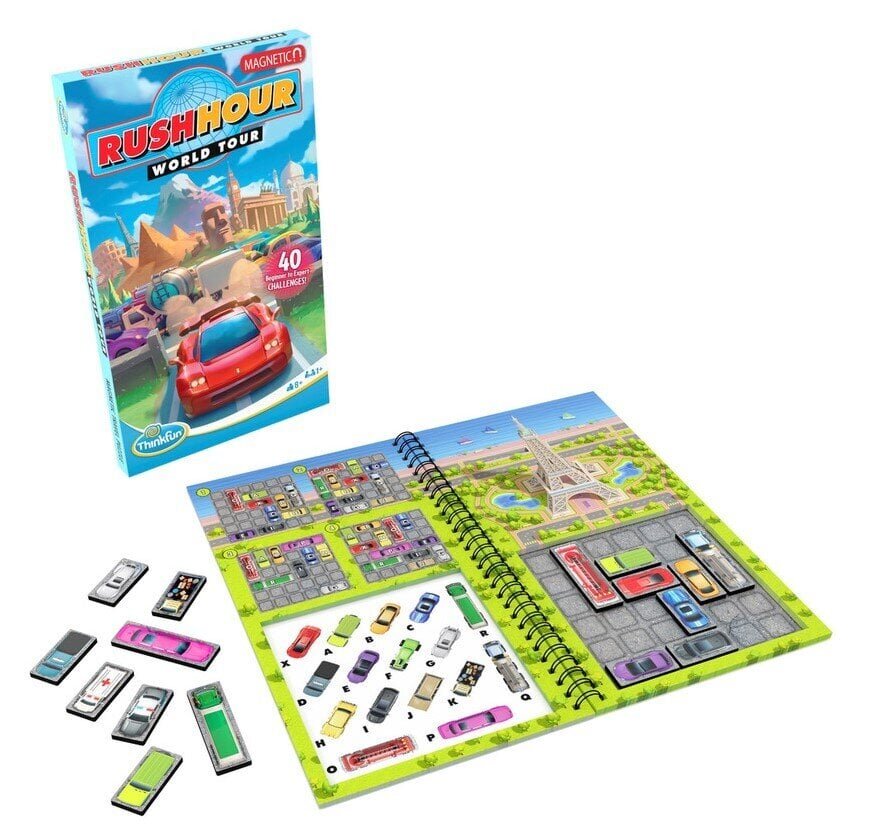 ThinkFun lauamäng Rush Hour - Tipptund maailmatuur цена и информация | Lauamängud ja mõistatused | kaup24.ee