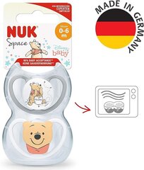 Соска NUK Disney 730907, 0-6 месяцев, 2 шт. цена и информация | Пустышки | kaup24.ee