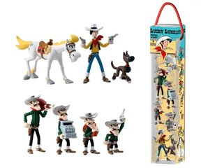 Мини-фигурки Lucky Luke, набор из 7 персонажей, 4—10 см цена и информация | Игрушки для девочек | kaup24.ee