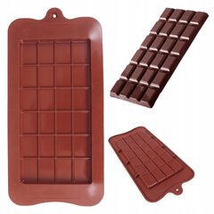 Силиконовая форма для шоколада 22 х 10 х 0,8см. цена и информация | ДЕРЖАТЕЛЬ ДЛЯ БУМАЖНЫХ ПОЛОТЕНЕЦ BERLINGER HAUS BH-1609 | kaup24.ee