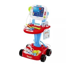 Набор игрушек, докторская тележка со световыми и звуковыми эффектами цена и информация | Игрушки для девочек | kaup24.ee