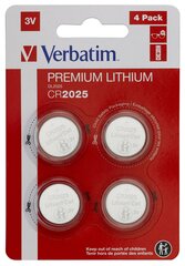 Батареи Verbatim 49532, 4 шт. цена и информация | Батарейки | kaup24.ee