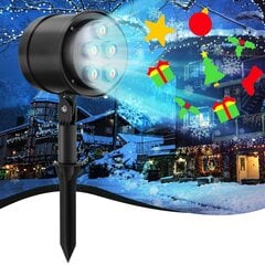 Рождественский светодиодный проектор для сада цена и информация | Декорации | kaup24.ee