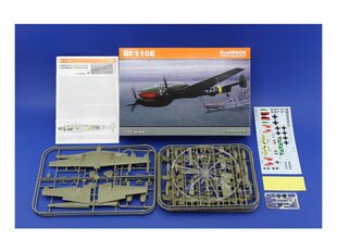 Eduard - Messerschmitt Bf 110E ProfiPACK, 1/72, 7083 цена и информация | Конструкторы и кубики | kaup24.ee