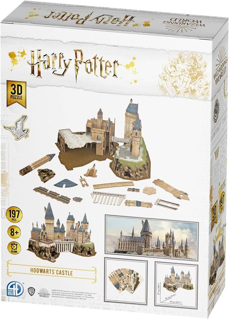 Harry Potter Revell 3D pusle Sigatüüka loss 00311, 197 tk hind ja info | Pusled | kaup24.ee