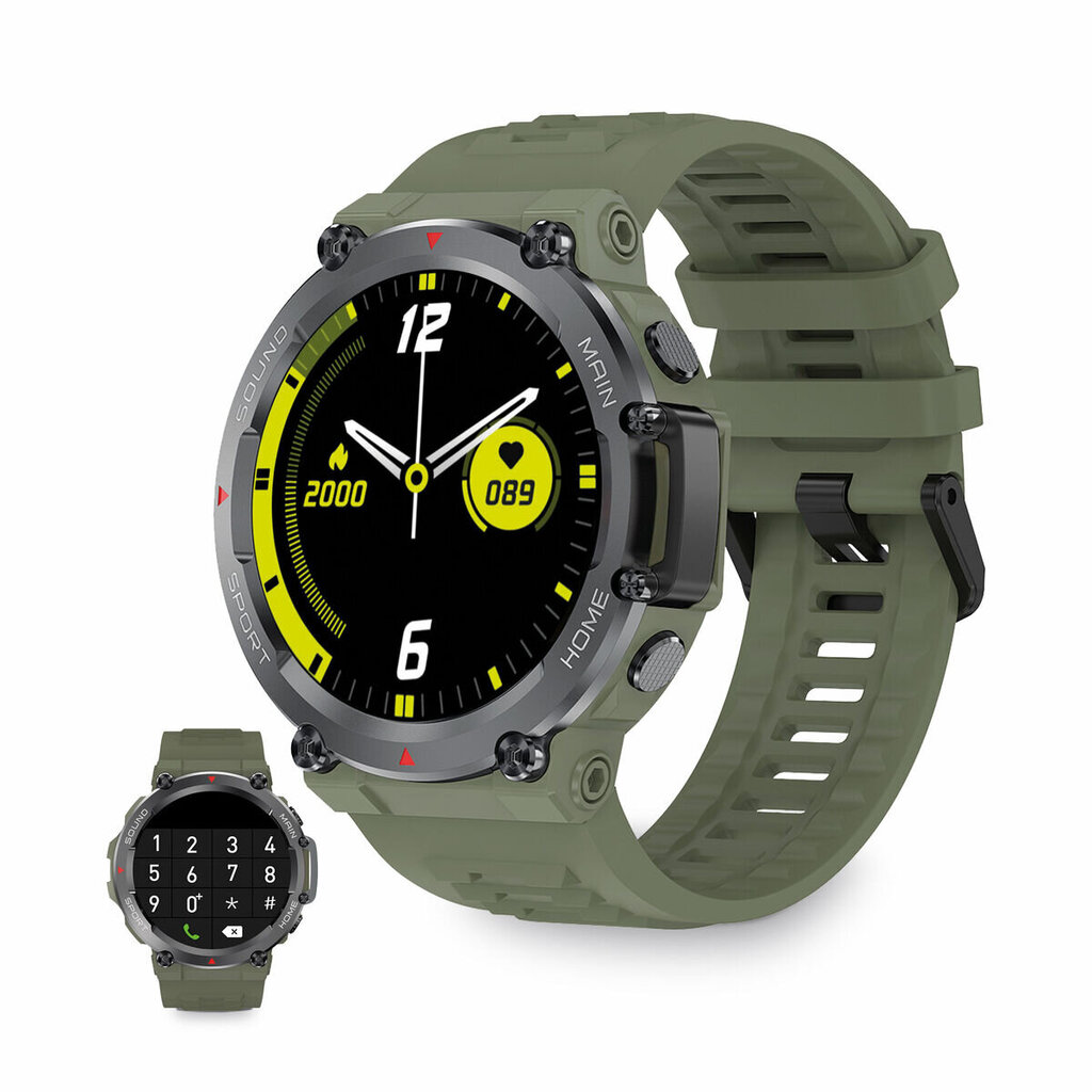 KSIX Oslo 1,5" Bluetooth 5.0 270 mAh hind ja info | Nutikellad (smartwatch) | kaup24.ee