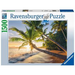 Пазл Ravensburger 1500 деталей, скрытый пляж цена и информация | Пазлы | kaup24.ee