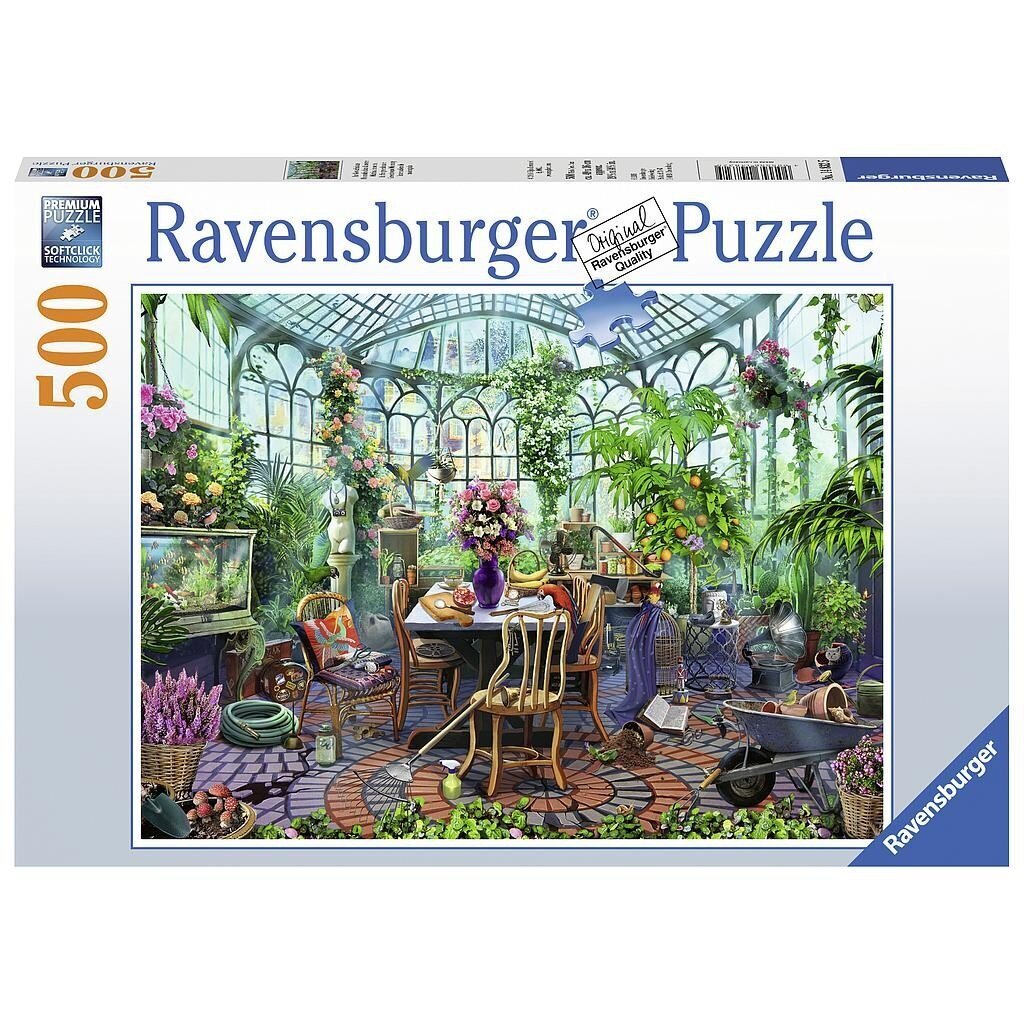 Ravensburger pusle 500 tk, Rohelise maja hommikud цена и информация | Pusled | kaup24.ee