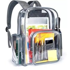 Seljakott läbipaistev Freetime, must цена и информация | Школьные рюкзаки, спортивные сумки | kaup24.ee