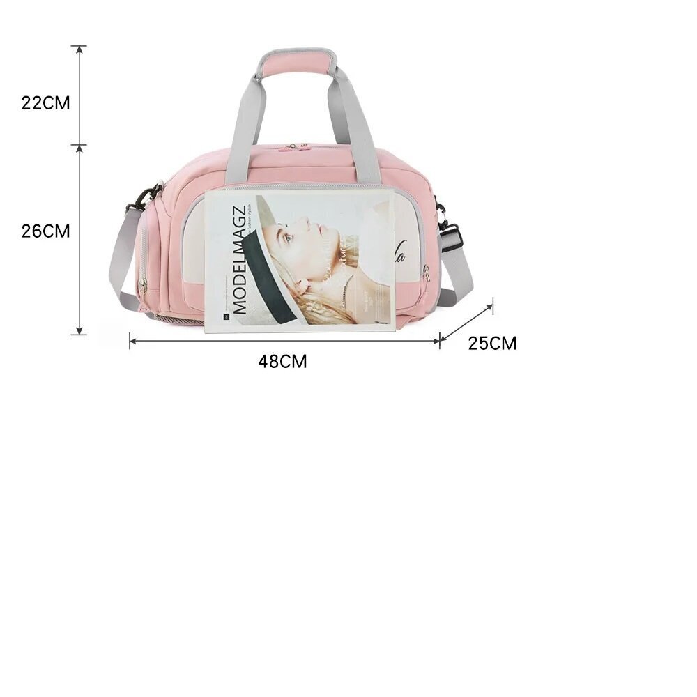 Reisiseljakott 44925001, roosa hind ja info | Naiste käekotid | kaup24.ee
