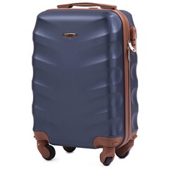 Синий чемодан для ручной клади ALBATROSS цена и информация | Чемоданы, дорожные сумки | kaup24.ee