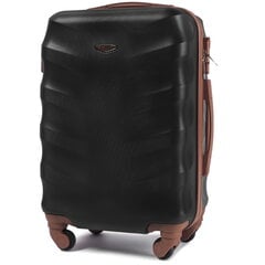 Черный чемодан для ручной клади ALBATROSS цена и информация | Чемоданы, дорожные сумки | kaup24.ee