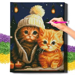 Алмазная Мозаика на Раме Котята 5D Diamond Painting Oh Art! 40x50 cm цена и информация | Алмазная мозаика | kaup24.ee