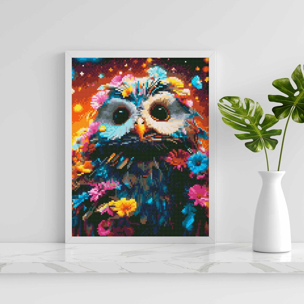 Teemantmosaiik 5D teemantmaal Oh kunst! Öökull, 30x40 cm цена и информация | Teemantmaalid, teemanttikandid | kaup24.ee