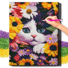 Teemantmosaiik 5D teemantmaal Oh kunst! Kassipoeg, 20x30 cm цена и информация | Алмазная мозаика | kaup24.ee