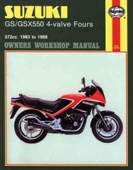 Suzuki GS/GSX550 4-valve Fours (83 - 88) Haynes Repair Manual hind ja info | Reisiraamatud, reisijuhid | kaup24.ee