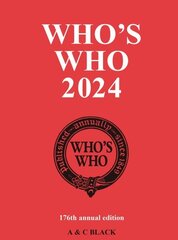 Who's Who 2024 176th edition цена и информация | Энциклопедии, справочники | kaup24.ee