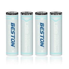 Rechargeable AA batteries with USB C, 1460mAh, Li-Ion, 4 pcs цена и информация | Батерейки | kaup24.ee