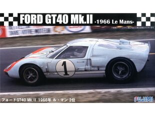 Fujimi - Ford GT40 Mk-II `66 LeMans 2nd, 1/24, 12604 цена и информация | Конструкторы и кубики | kaup24.ee