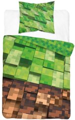 Voodipesukomplekt Minecraft, 140x200 cm, 2-osaline hind ja info | Beebide ja laste voodipesu | kaup24.ee