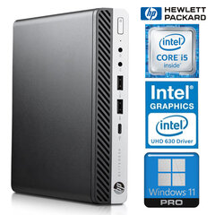 HP 800 G5 Desktop Mini i5-9500T 32GB 1TB SSD M.2 NVME WIN11Pro цена и информация | Стационарные компьютеры | kaup24.ee