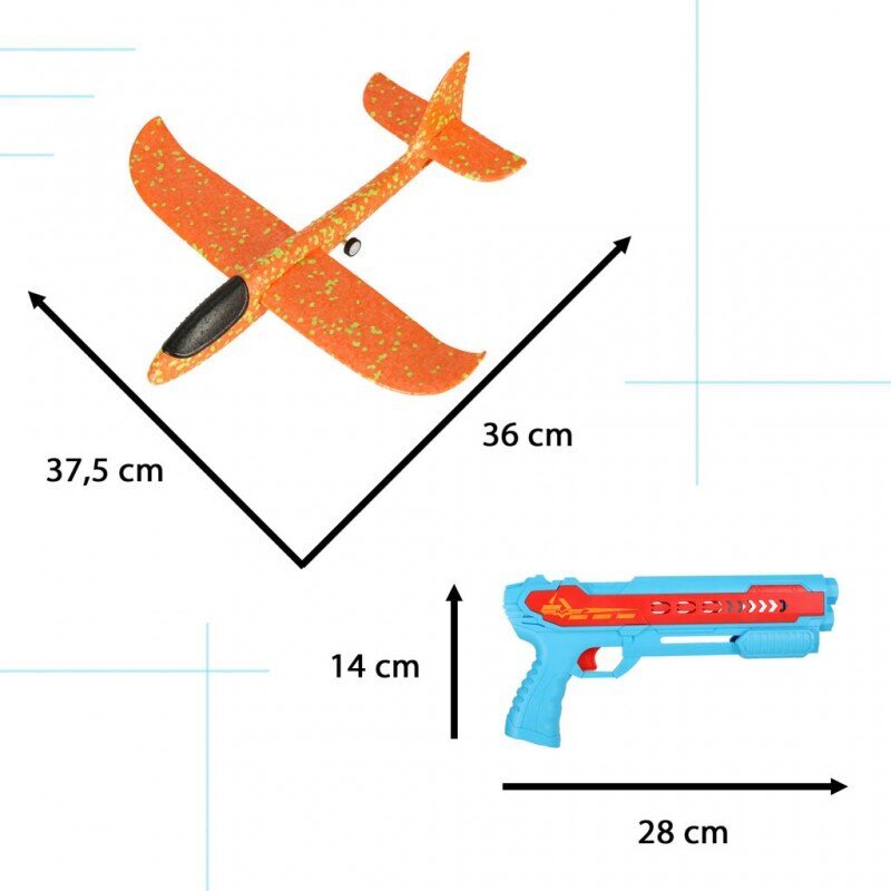 Lennukiheitja automaatne, oranž hind ja info | Poiste mänguasjad | kaup24.ee