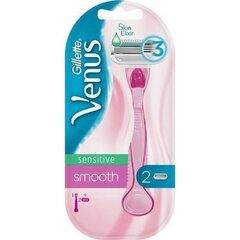 Venus Sensitiv e Smooth pardel + 2 pead цена и информация | Косметика и средства для бритья | kaup24.ee