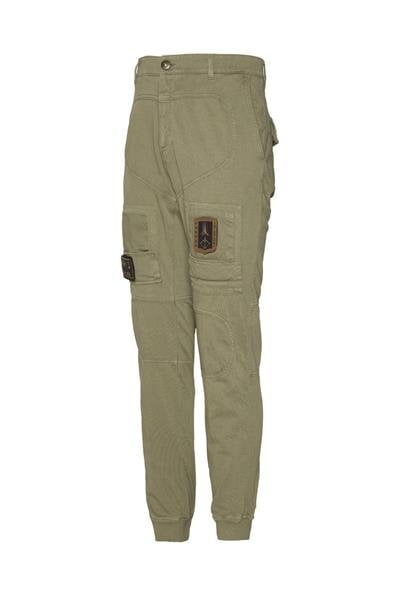 Püksid meestele Aeronautica Militare 27573-7, roheline hind ja info | Meeste püksid | kaup24.ee
