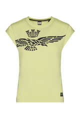 T-särk naistele Aeronautica Militare 38599-4, kollane hind ja info | Naiste T-särgid, topid | kaup24.ee