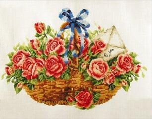 Tikkimiskomplekt Needleart World Roosikorv, 38x24,99 hind ja info | Tikkimistarvikud | kaup24.ee