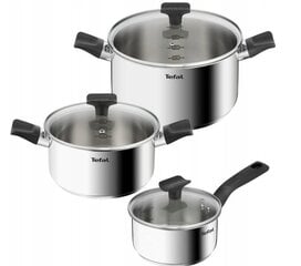 Potikomplekt Tefal Ingenio Delicious B925S655, 16/20/24 cm, 6 osa hind ja info | Potid ja kiirkeedupotid | kaup24.ee