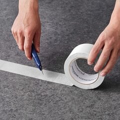 PVC kleepuv maalriteip 0,13x50 mm 33 m, valge цена и информация | Механические инструменты | kaup24.ee